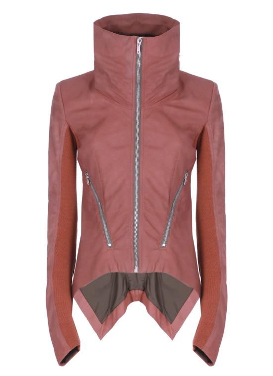 25FW 릭 오웬스 가죽 자켓 RP02E4735 LBA13 Bordeaux