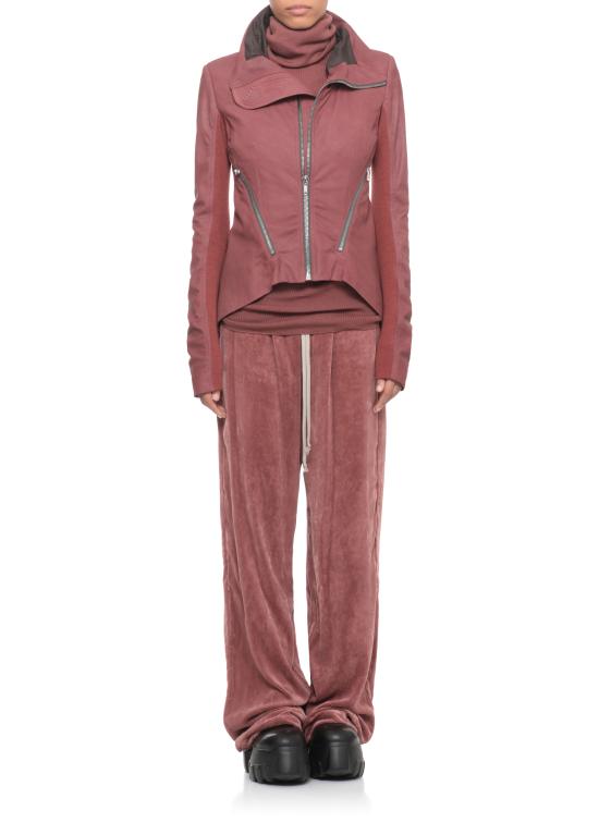 25FW 릭 오웬스 가죽 자켓 RP02E4735 LBA13 Bordeaux - RICK OWENS