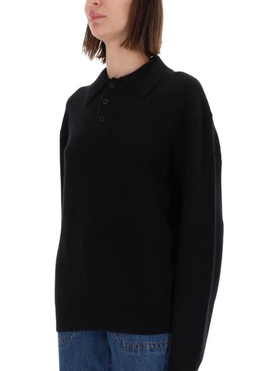 25FW 게스트 인 레지던스 폴로 티셔츠 M26010JM BLACK - GUEST IN RESIDENCE