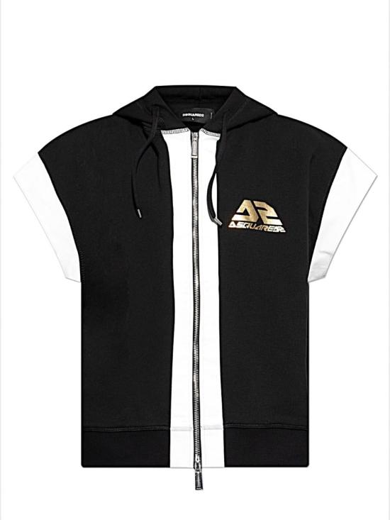 25SS 디스퀘어드2 민소매 티셔츠 S71HG0146 S25551 Nero Black