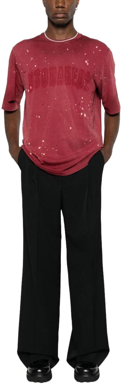  디스퀘어드2 반팔 티셔츠 S74GD1303S21600305 RED - DSQUARED2