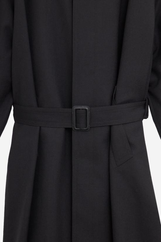 25FW MM6 메종마르지엘라 코트 117751 SH2AH0013 M35621 Black - MM6 MAISON MARGIELA