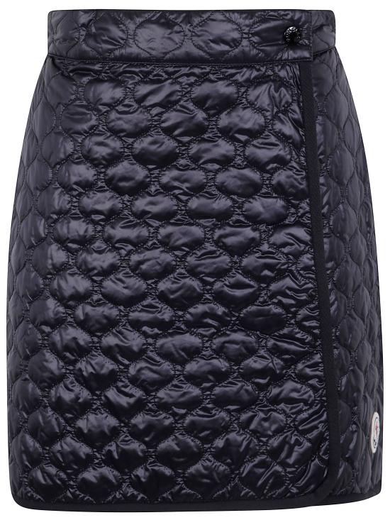 25FW 몽클레어 나일론 패딩 미니 스커트 K2 093 2D000 36 597YG 999 BLACK - MONCLER