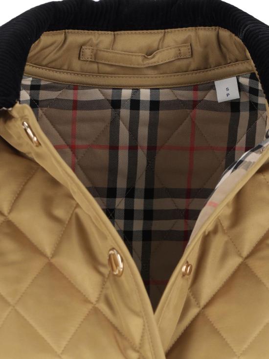 26SS 버버리 퀼티드 자켓 8108989 A1420 Brown - BURBERRY