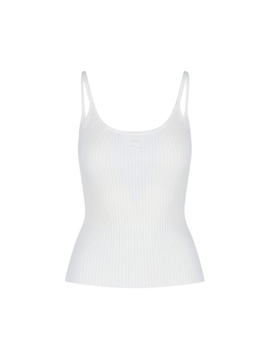 26SS 쿠레쥬 긴팔 티셔츠 PERMDE012FI0001 White