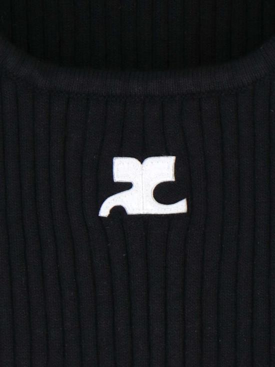 26SS 쿠레쥬 긴팔 티셔츠 PERMDE012FI0001 9999 Black - COURREGES