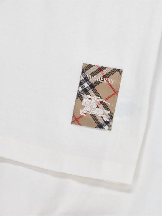 26SS 버버리 반팔 티셔츠 8102254 B7078 White - BURBERRY