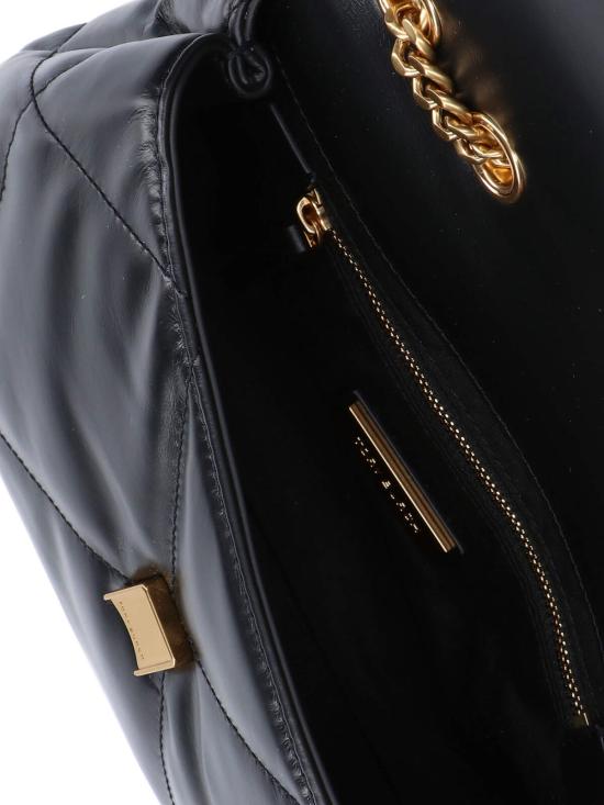 26SS 토리버치 스몰 키라 다이아몬드 퀼트 컨버터블 숄더백 154706 001 Black - TORY BURCH