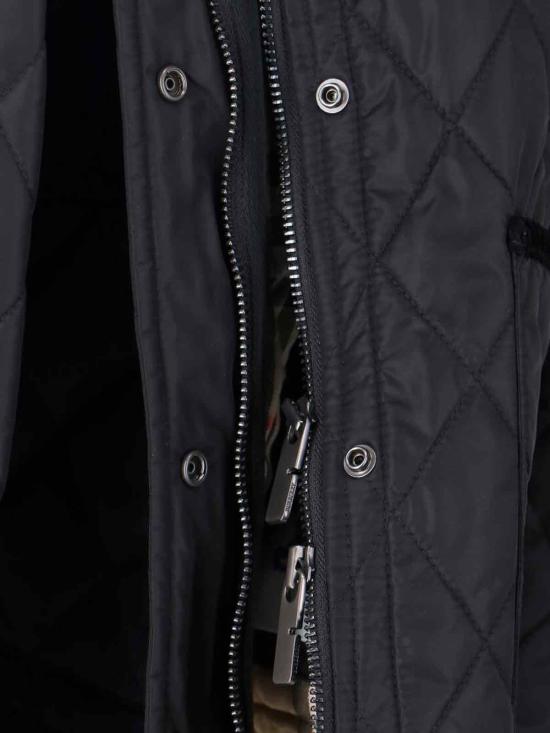 26SS 버버리 올드햄 크롭 퀼팅 자켓 8107465 C1900 Black - BURBERRY