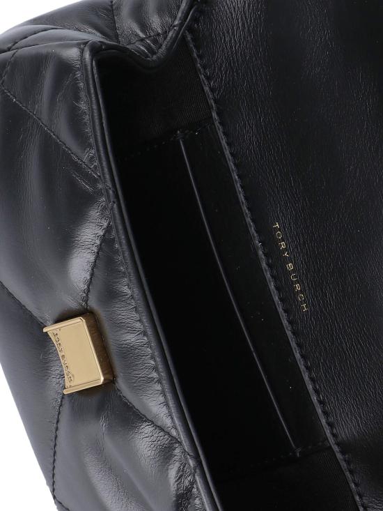 26SS 토리버치 키라 다이아몬드 퀄트 미니 플랩백 154710 001 Black - TORY BURCH