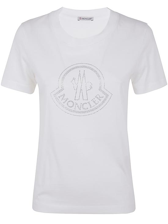 24FW 몽클레어 반팔 티셔츠 J2 093 8C000 17 829FB 033 WHITE - MONCLER