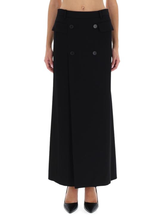 25FW 발렌시아가 롱 스커트 838768 TRT011000 BLACK