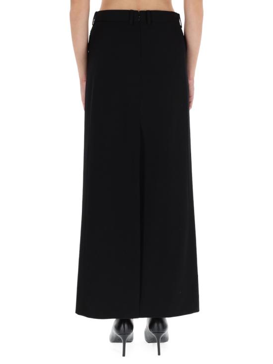 25FW 발렌시아가 롱 스커트 838768 TRT011000 BLACK - BALENCIAGA