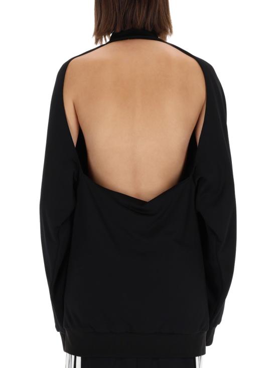 25FW 발렌시아가 트랙수트 컷아웃 드레스 838779 TMV151000 BLACK - BALENCIAGA