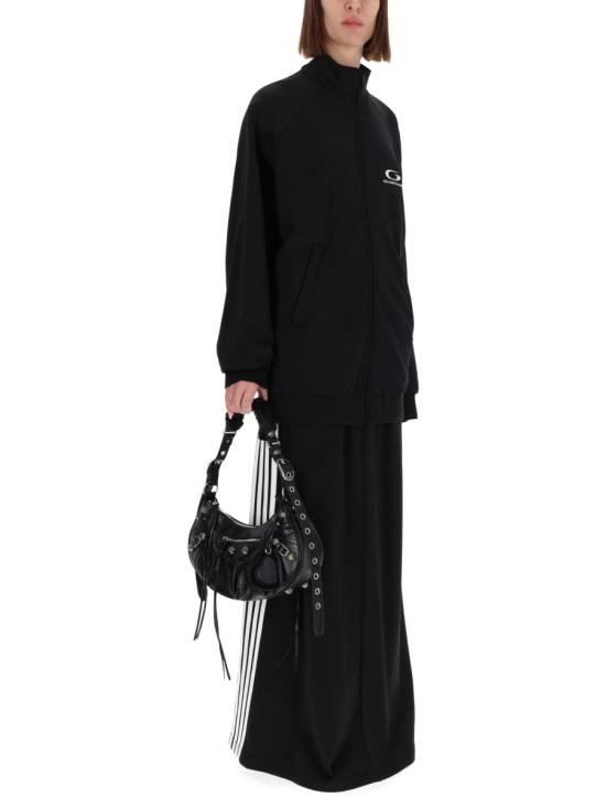 25FW 발렌시아가 트랙수트 컷아웃 드레스 838779 TMV151000 BLACK - BALENCIAGA