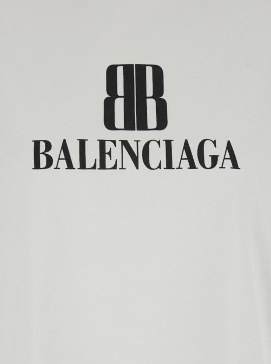 25FW 발렌시아가 나노 BB 크롭 티셔츠 818431 TSVU49012 WHITE - BALENCIAGA