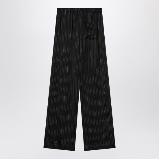 25FW 발렌시아가 스트레이트 팬츠 847154 TSLA61264 BLACK - BALENCIAGA
