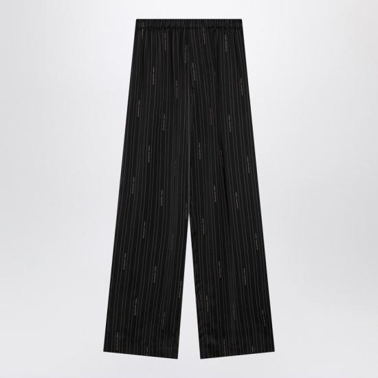 25FW 발렌시아가 스트레이트 팬츠 847154 TSLA61264 BLACK