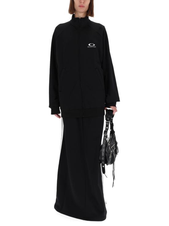 25FW 발렌시아가 롱 스커트 838767 TMV151000 BLACK - BALENCIAGA