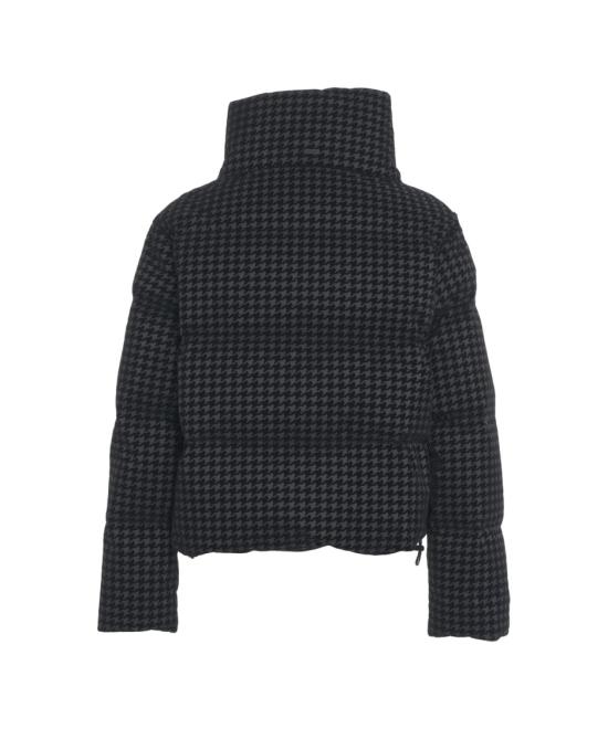 25FW 에르노 피에 드 풀 모티브 2레이더 케이프 쇼츠 다운 자켓 PI002113D 12760 Black - HERNO