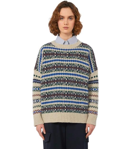 25FW 위켄드막스마라 스웨터 2525366252600 001 XS Beige - WEEKEND MAX MARA