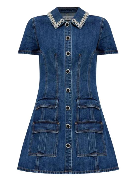 25FW 셀프 포트레이트 원피스 AW25808SBL BLUE