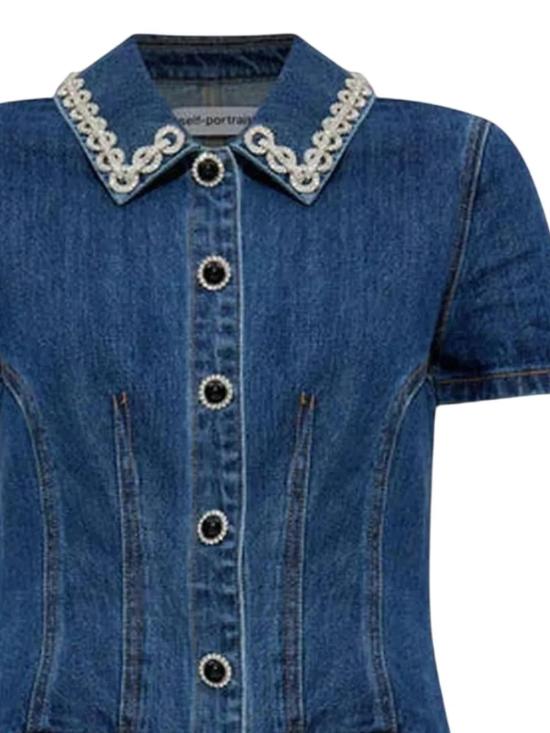 25FW 셀프 포트레이트 원피스 AW25808SBL BLUE - SELF PORTRAIT