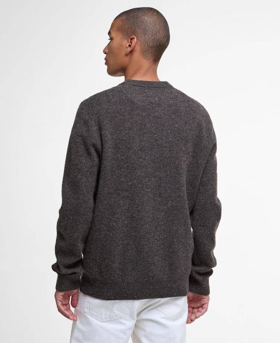 25FW 바버 스웨터 MKN1575 MKN BR17 Dark oak - BARBOUR