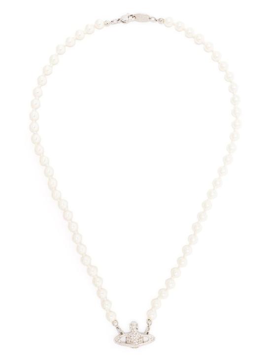 25FW 비비안웨스트우드 목걸이/팬던트 63010100 02P104 CN Platinum - VIVIENNE WESTWOOD