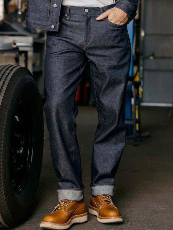  히로시 카토 데님 팬츠 더 배럴 클래식 스트레이트 진 - HIROSHI KATO