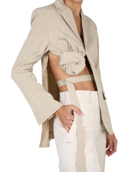  자크뮈스 수트 자켓 223JA021 BEIGE - JACQUEMUS