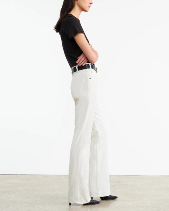  닐리로탄 데님 팬츠 닐리 로탄 조안 진 크림 - NILI LOTAN