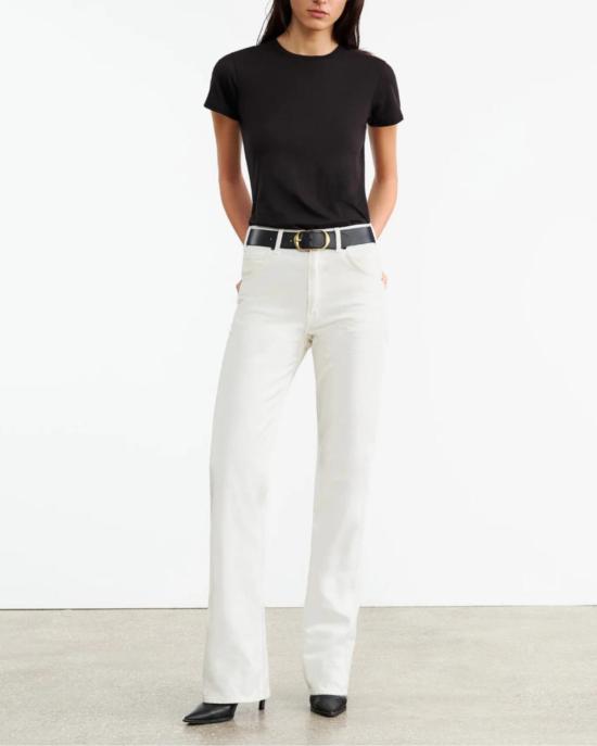  닐리로탄 데님 팬츠 닐리 로탄 조안 진 크림 - NILI LOTAN