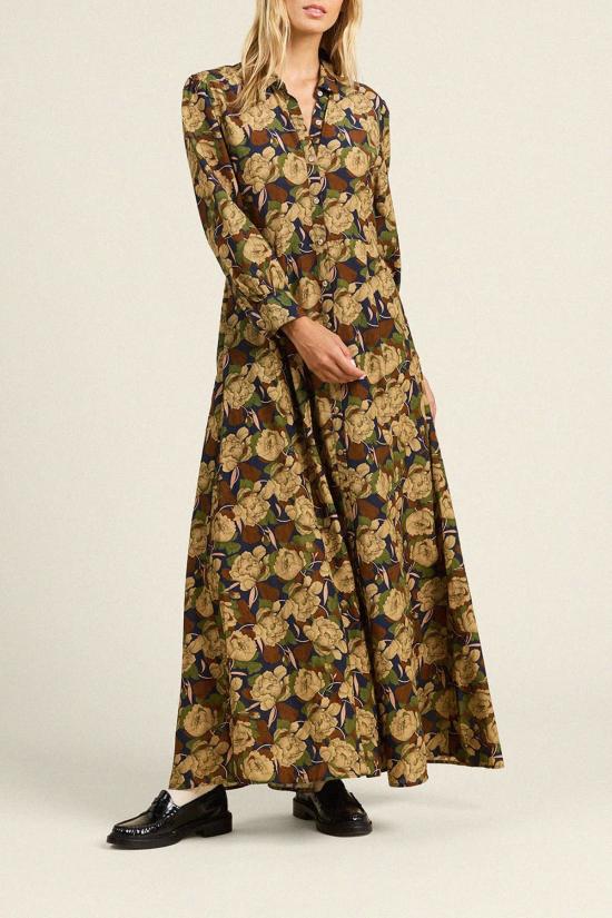  트로바타 롱 원피스 엘리엇 드레스 버베나 베일 - TROVATA