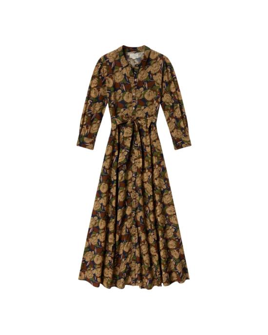  트로바타 롱 원피스 엘리엇 드레스 버베나 베일