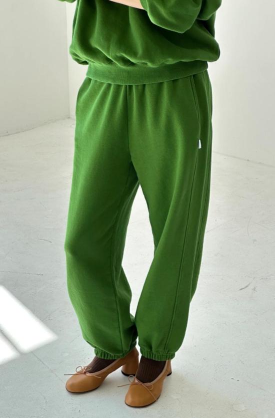  르 본 숍 스트레이트 팬츠 Le Bon Shoppe 프렌치 테리 벌룬 팬츠