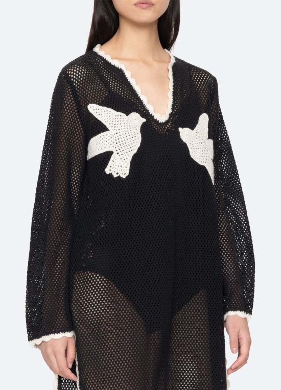  씨뉴욕 비치용품 씨 나이 샐리 커버업 블랙 - SEA NY