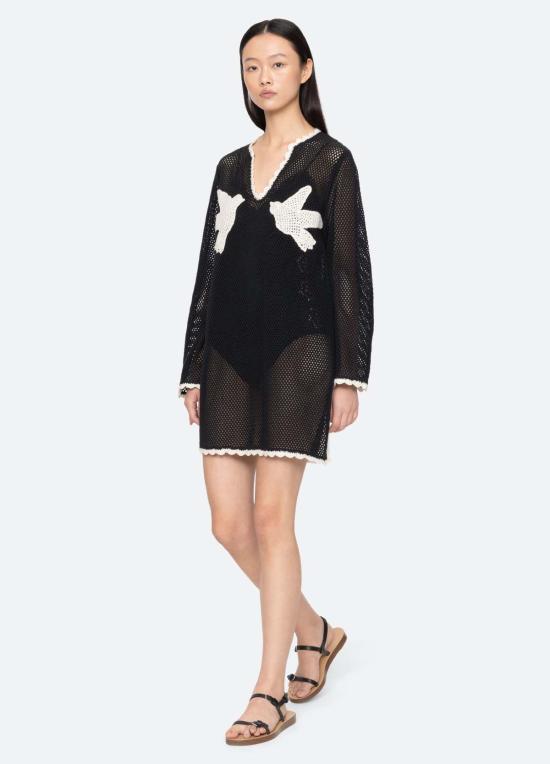  씨뉴욕 비치용품 씨 나이 샐리 커버업 블랙 - SEA NY