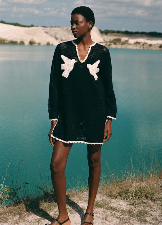  씨뉴욕 비치용품 씨 나이 샐리 커버업 블랙