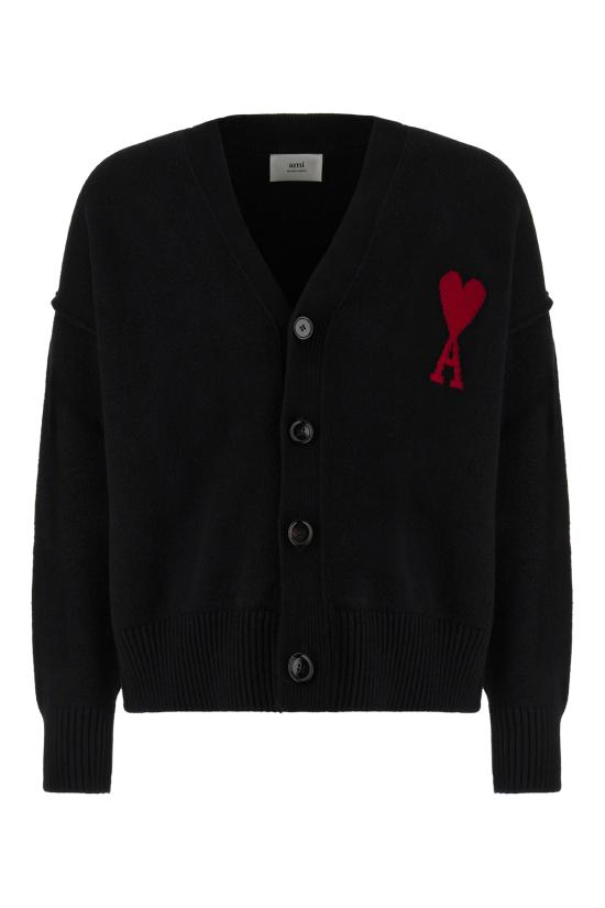 26SS 아미 스웨터 UKC367018 009 NOIRROUGE