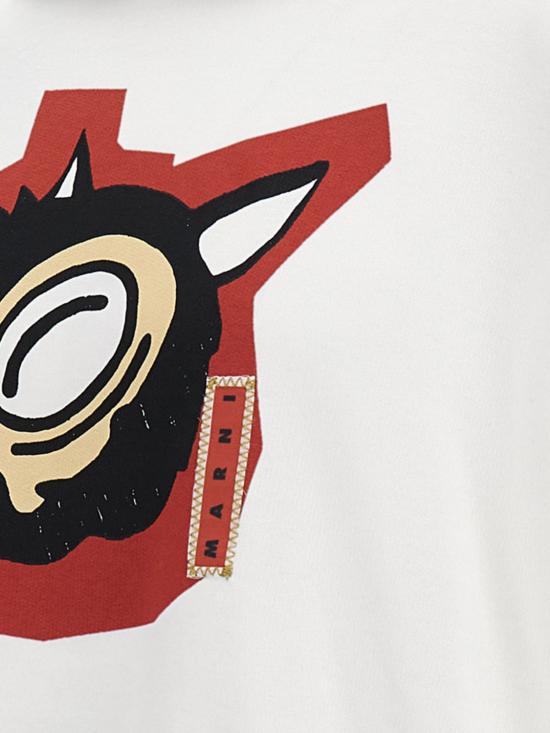 25FW 마르니 긴팔 티셔츠 FUMU0067PTUSCY40 PRW01 White - MARNI