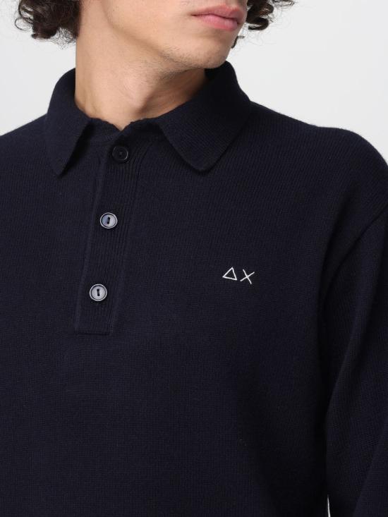 25FW 썬 68 폴로 티셔츠 K45112 07 Blue - SUN 68