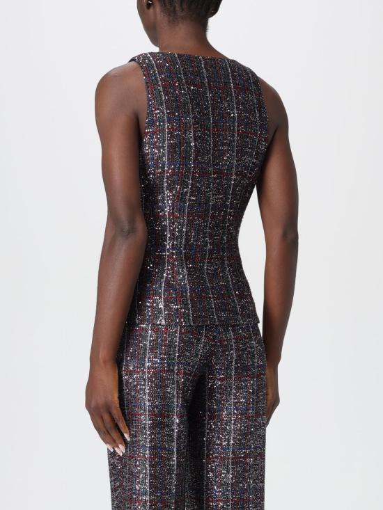 25FW 미소니 베스트 DS25WM14BC005V S91R4 Black - MISSONI