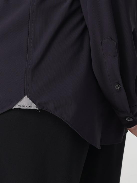 25FW 꼬르넬리아니 긴팔 셔츠 94P0789411470 002 Blue - CORNELIANI