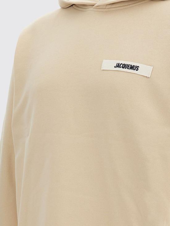 25FW 자크뮈스 긴팔 티셔츠 HOM00247AJ00126 150 Beige - JACQUEMUS