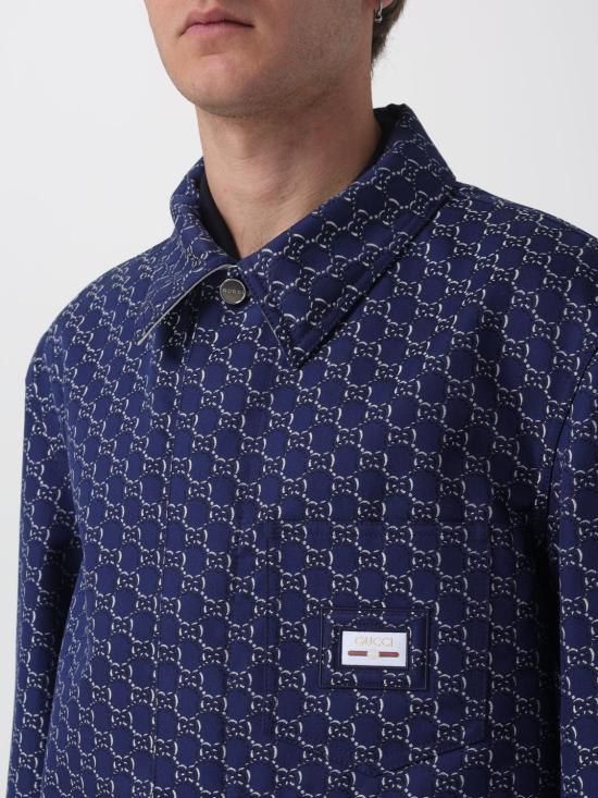 25FW 구찌 자켓 813998ZAR26 4069 Blue - GUCCI