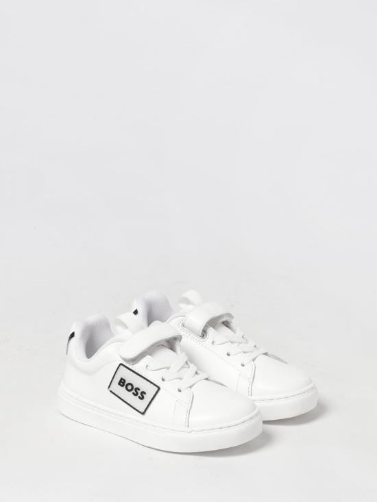 25FW [키즈] 보스 슈즈 J52573 10P White - BOSS