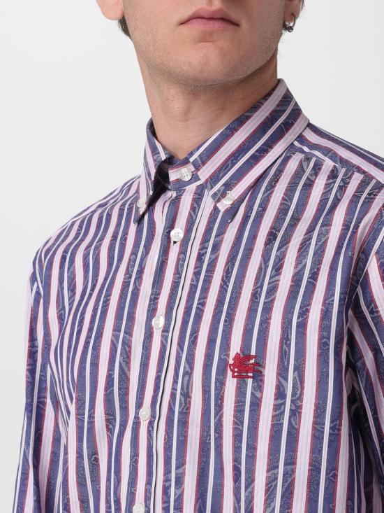 25FW 에트로 긴팔 셔츠 MRIB000499TJ5A3 S9885 Burgundy - ETRO