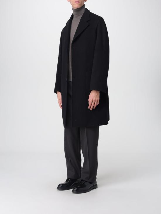 25FW 꼬르넬리아니 코트 261A202662358 020 Black - CORNELIANI