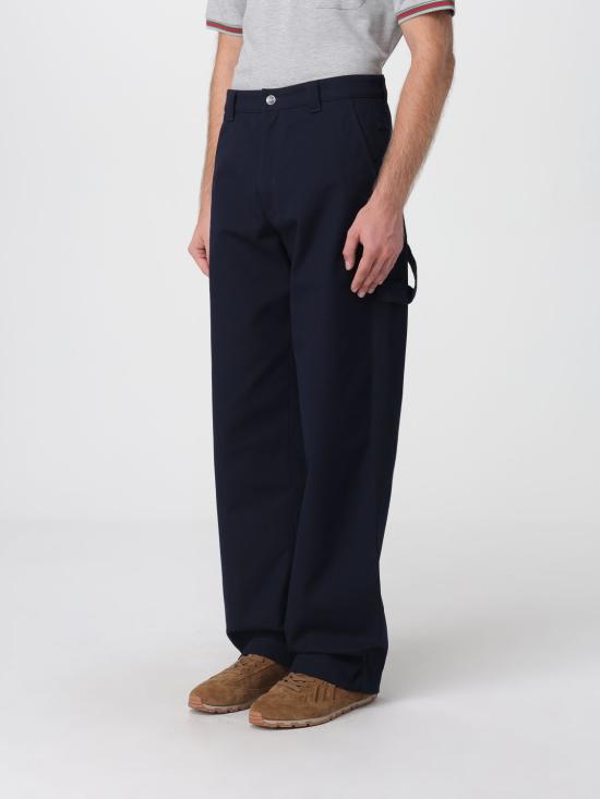 25FW 구찌 헤비 코튼 캔버스 트라우저 810787ZAR7C 4440 Black - GUCCI